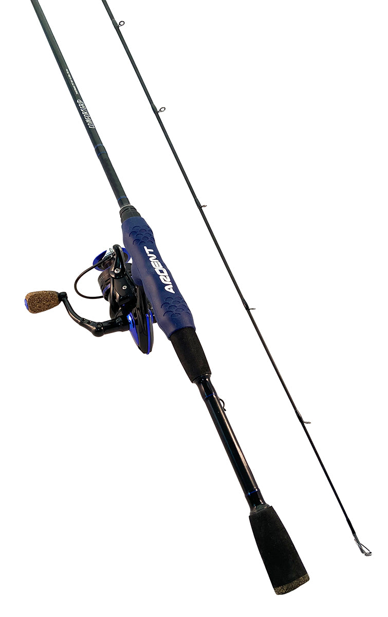 Fishing Rod-combo. Black and blue BIG WATER SALTWATER COMFORT GRIP COMBO