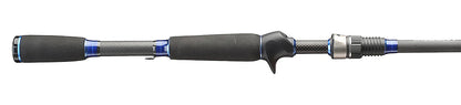 black and blue EDGE BAITCASTING RODS