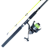 Black with yellow RODS-COMBO. SUPER DUTY SPINNING COMBO